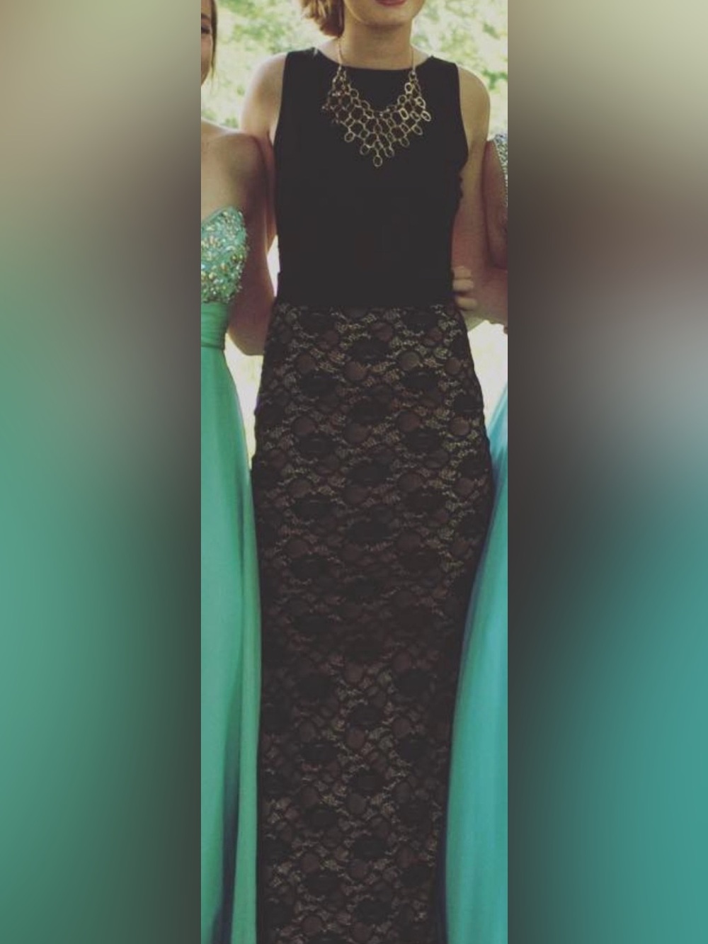 Windsor Black Lace Maxi Dress